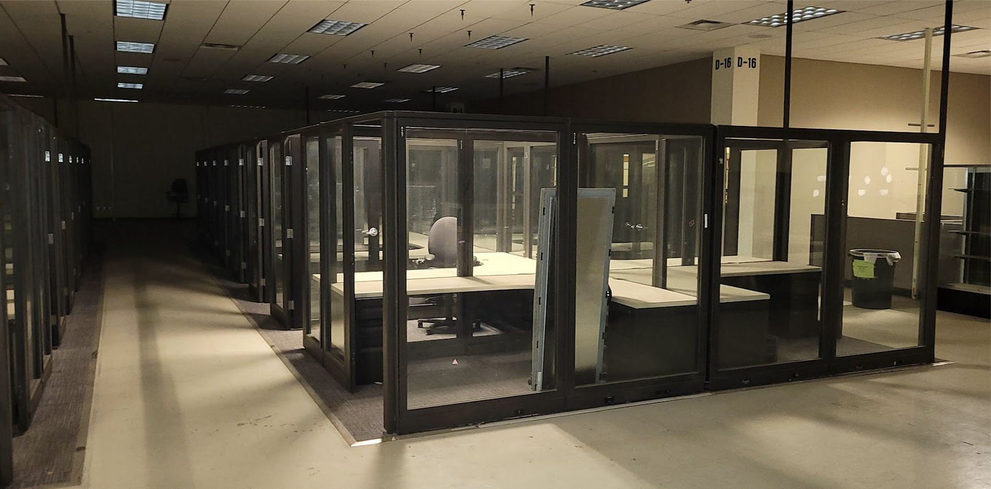 Used Steelcase Glass Dividers Commercial Furniture Resource