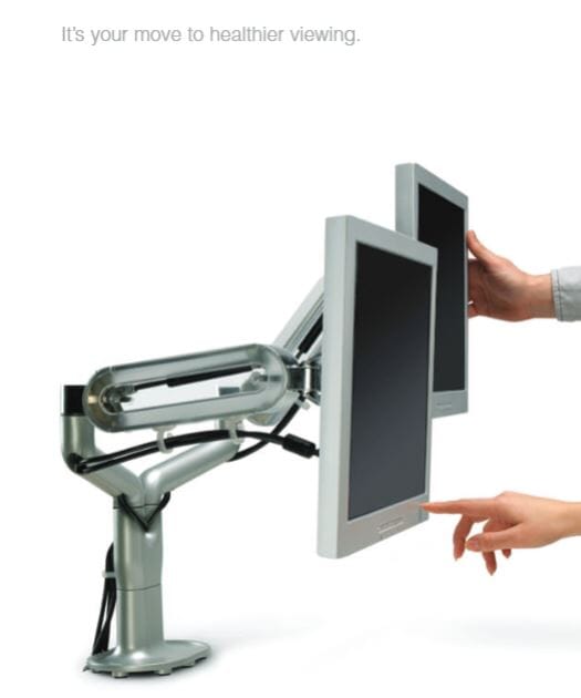 Used Dual Monitor Arms Commercial Furniture Resource