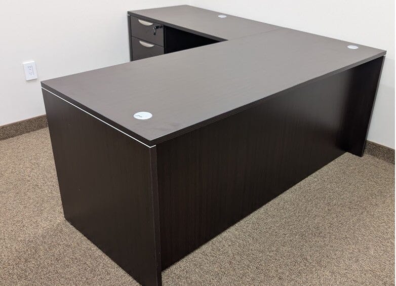 New Open Box L shaped Desks Commercial Furniture Resource