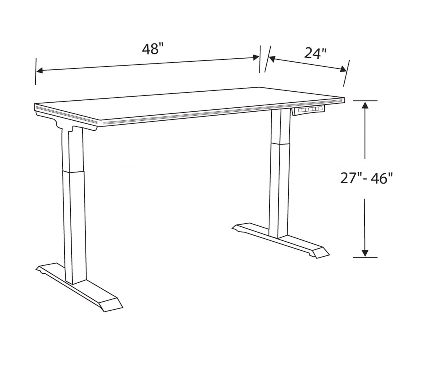 New Sit Stand Table Desk