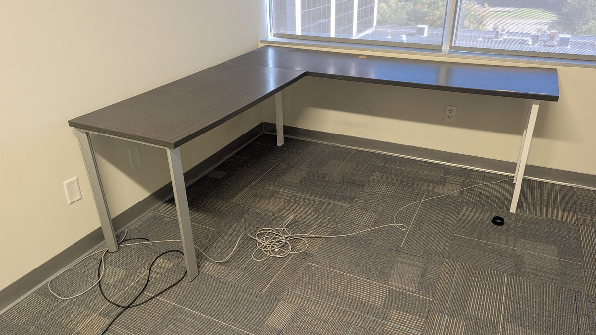 Used L-Shape Desk COMMERCIAL FURNITURE RESOURCE 