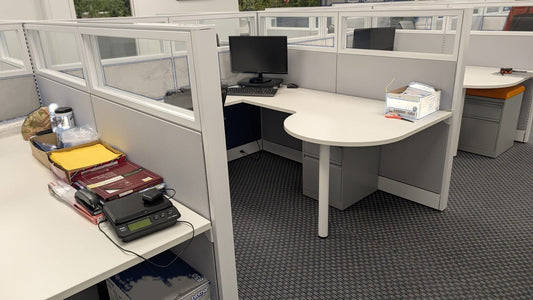 Used Global Evolve Cubicles COMMERCIAL FURNITURE RESOURCE 