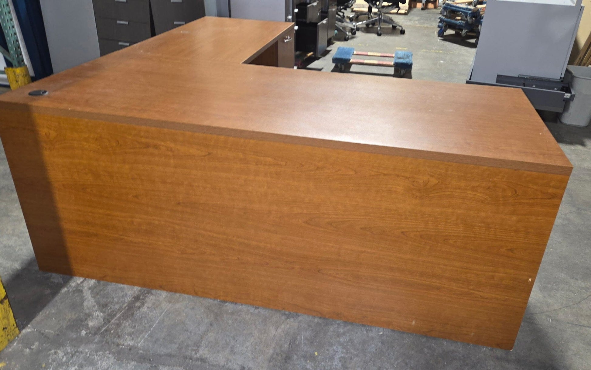 Used L shape Desks Commercial Furniture Resource 