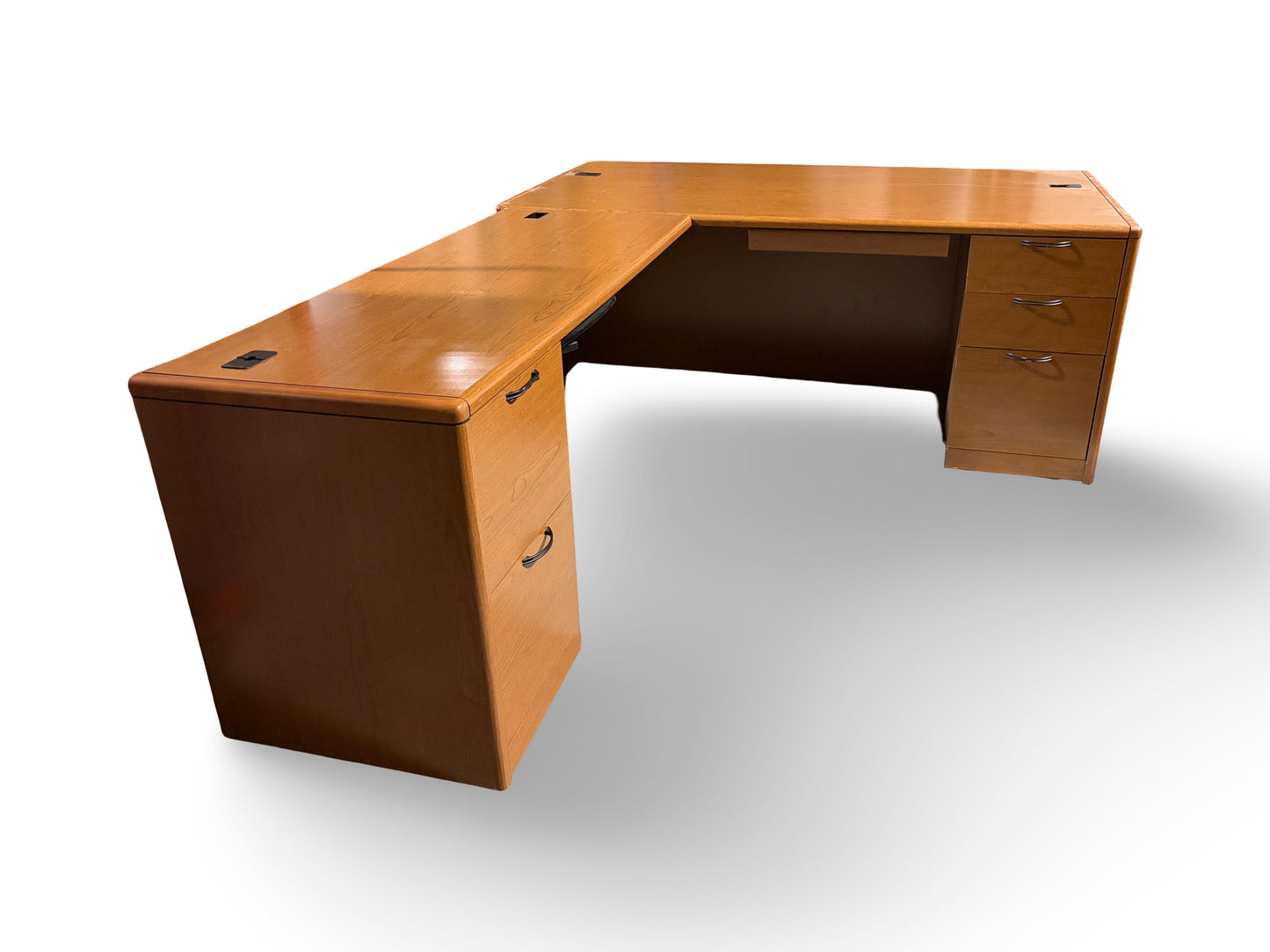 Used Hon L shape Commercial Furniture Resource 