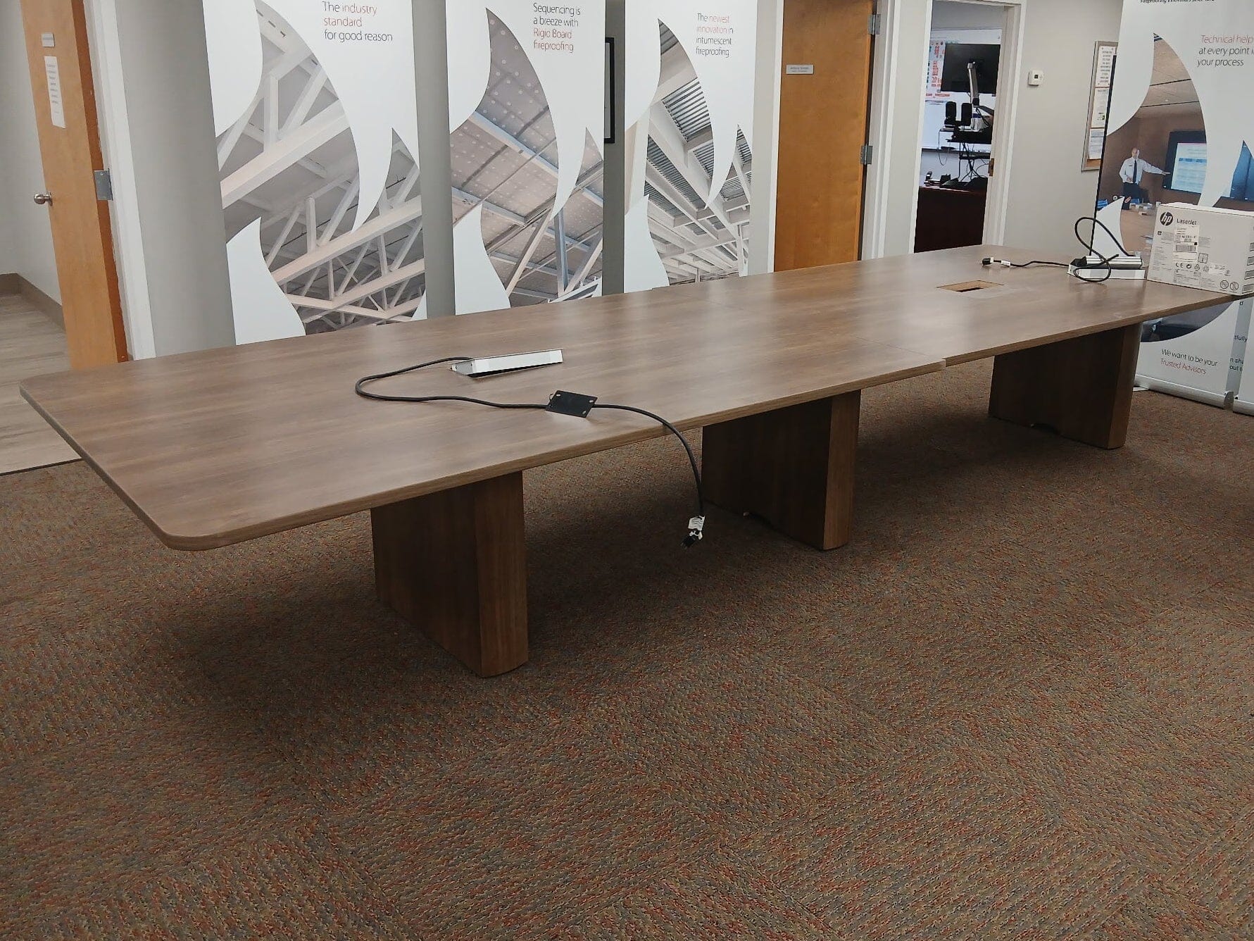 Used Conference Table 15 Ft COMMERCIAL FURNITURE RESOURCE 