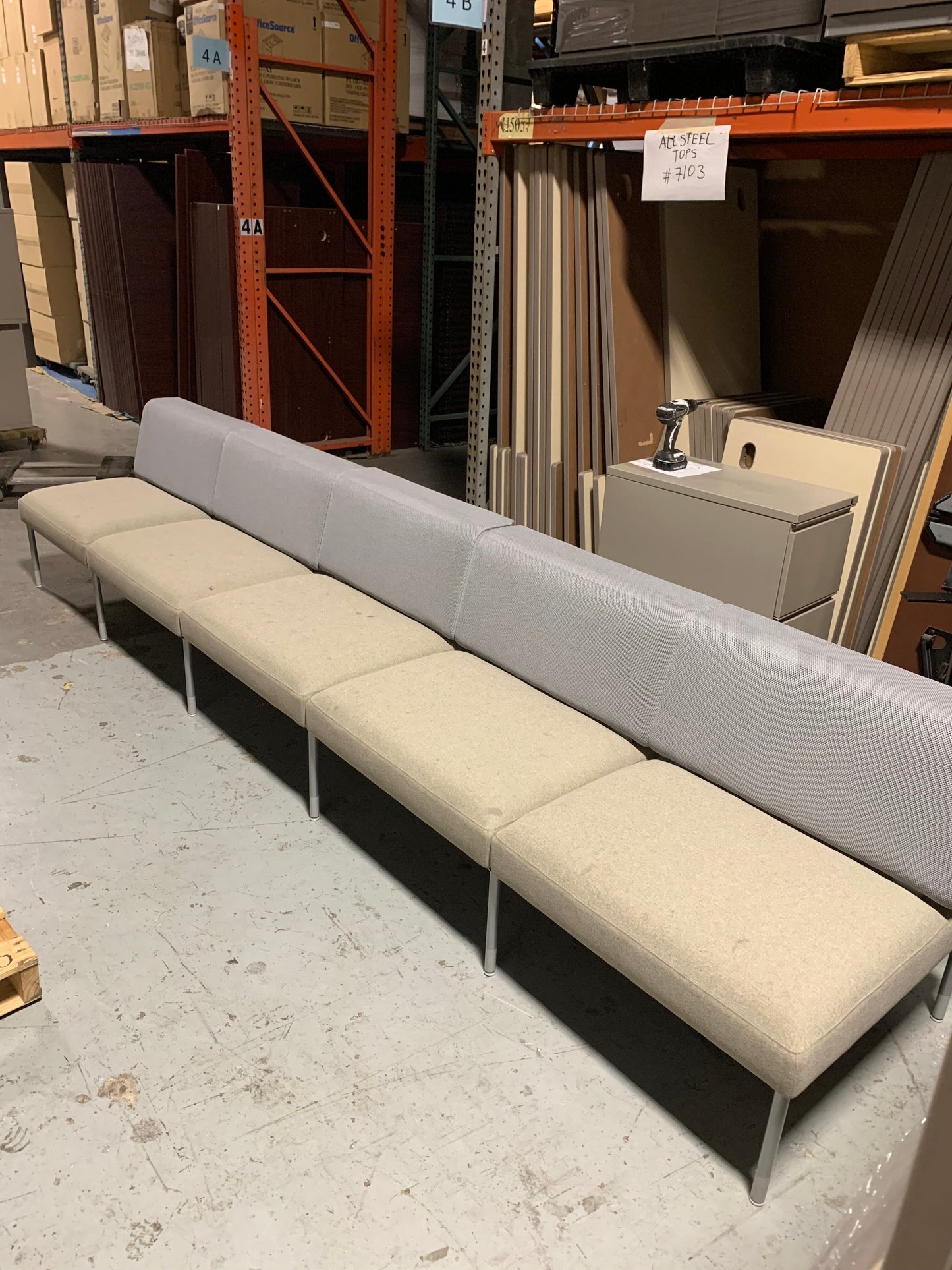 Used Benching Seating Commercial Furniture Resource 