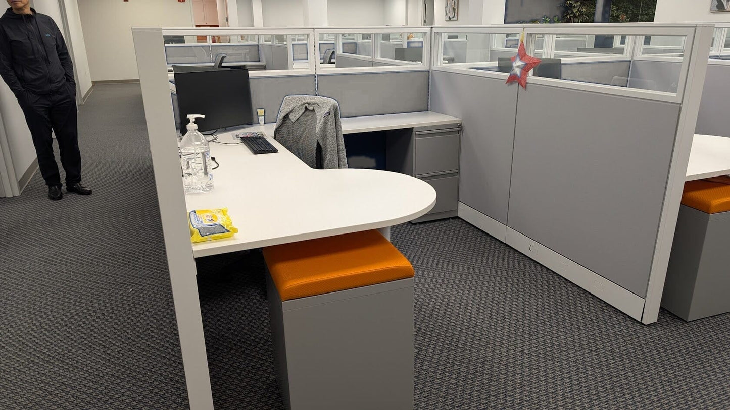 Used Global Evolve Cubicles COMMERCIAL FURNITURE RESOURCE 