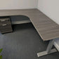 New Sit Stand L-Shape Desk Commercial Furniture Resource 