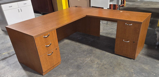 Used L shape Desks Commercial Furniture Resource 