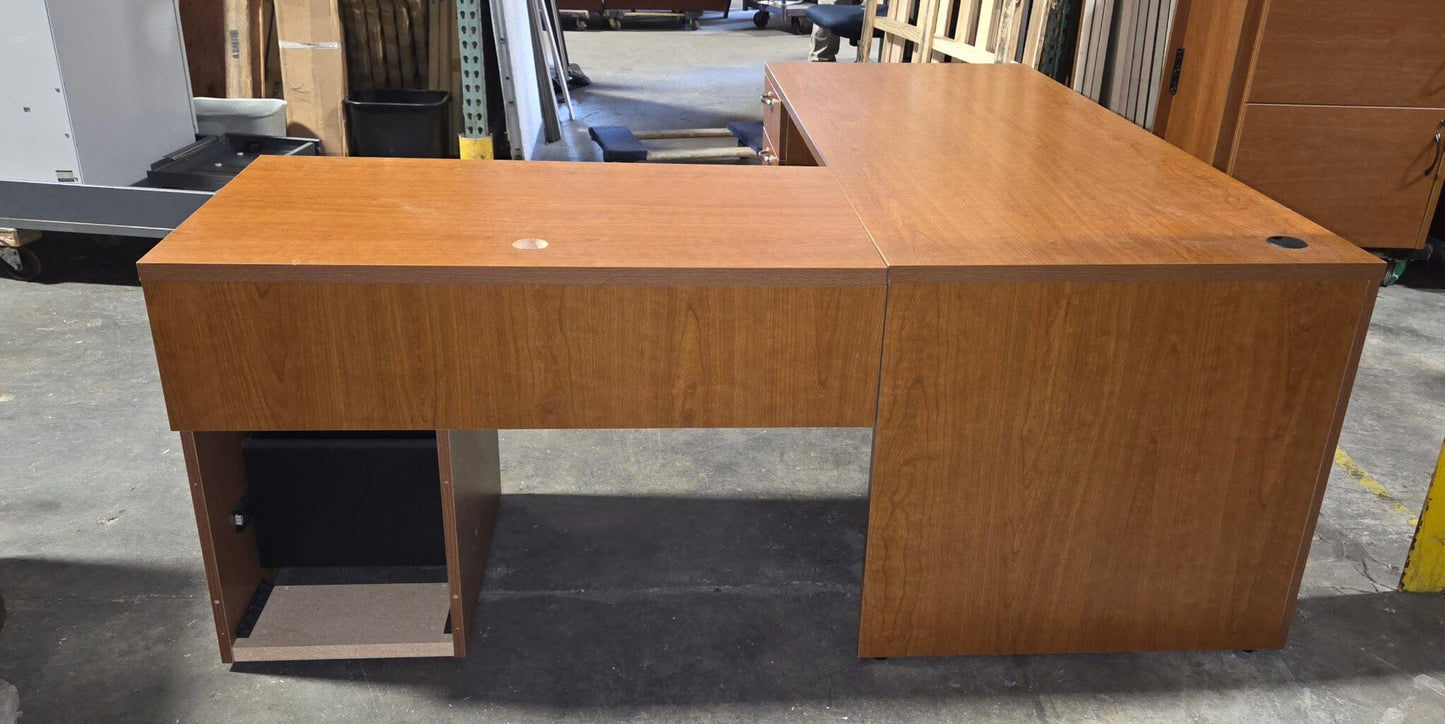 Used L shape Desks Commercial Furniture Resource 