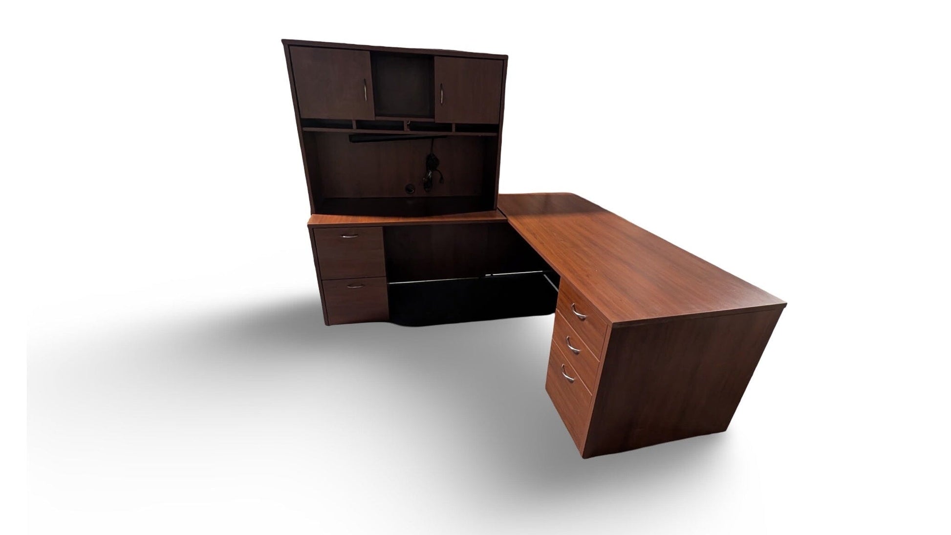 Used L Shaped Desk Commercial Furniture Resource 