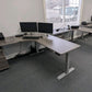 New Sit Stand L-Shape Desk Commercial Furniture Resource 