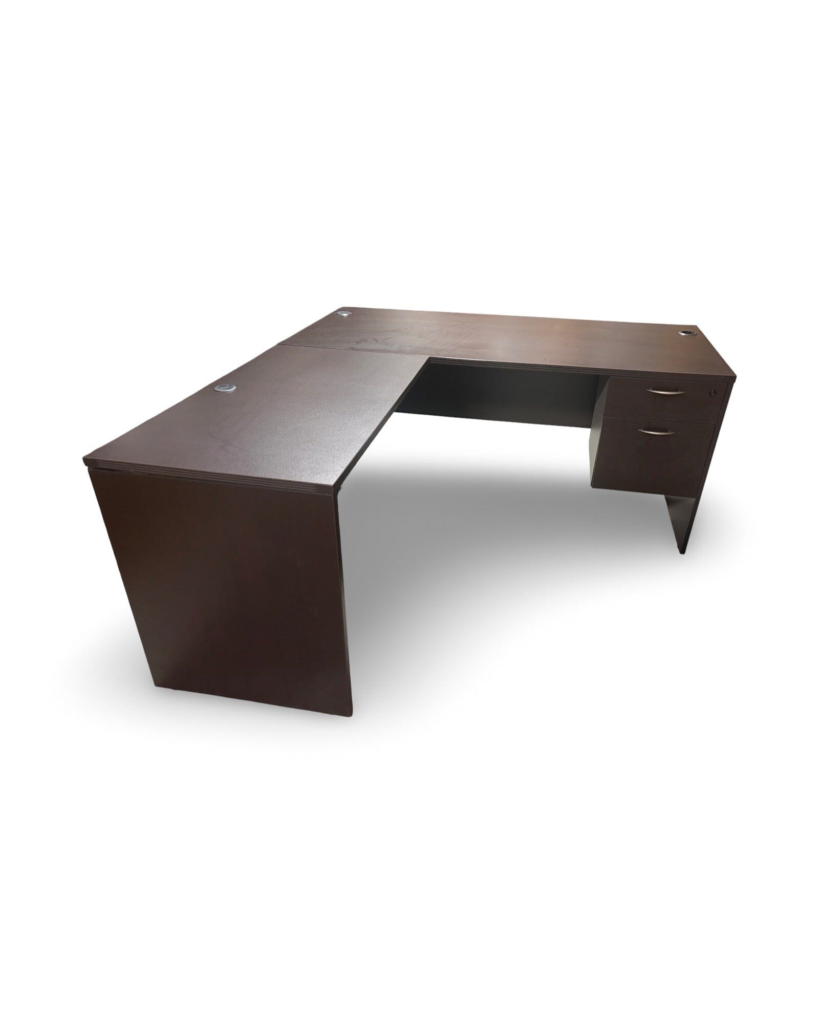 Used L shape Desk Commercial Furniture Resource 