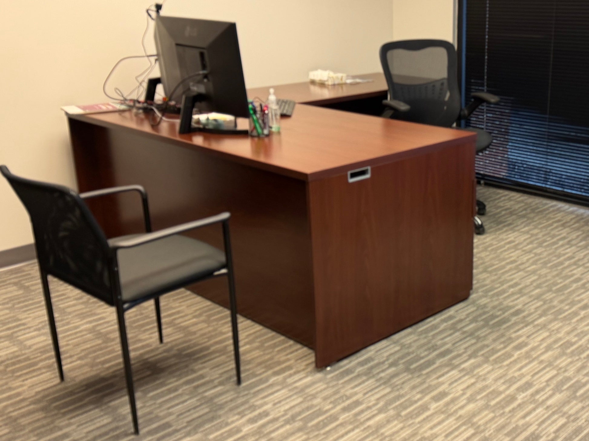 Used L Shaped Desk Commercial Furniture Resource 