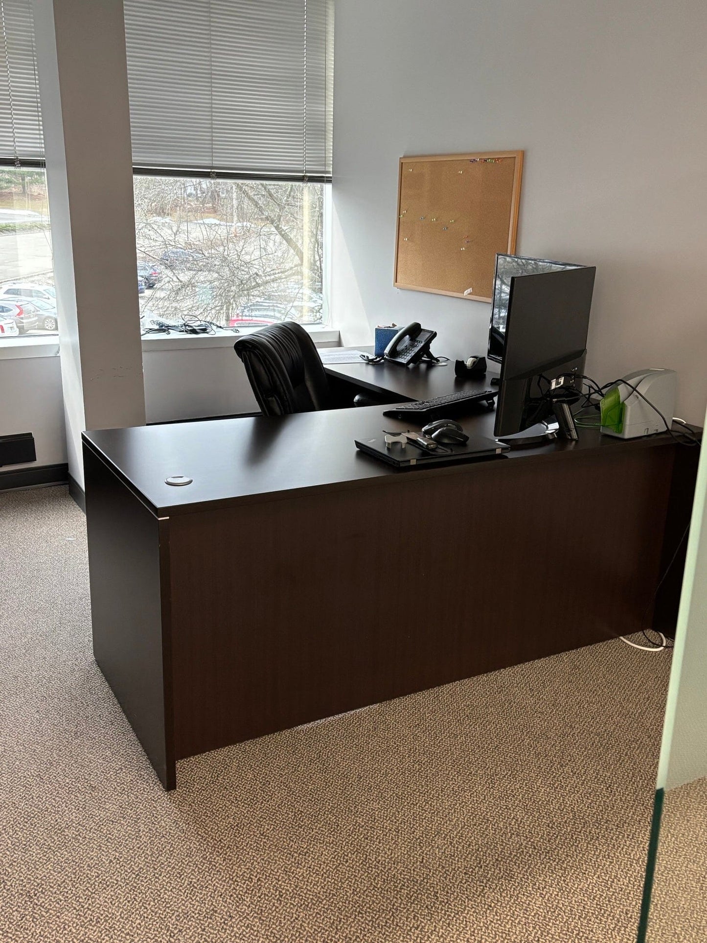 Used L shaped Desks Commercial Furniture Resource 