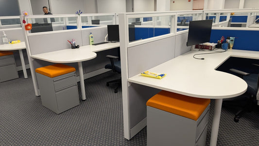 Used Global Evolve Cubicles COMMERCIAL FURNITURE RESOURCE 