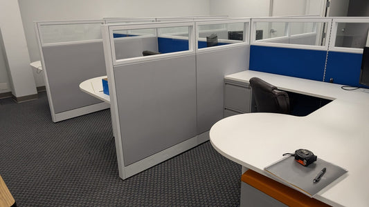 Used Global Evolve Cubicles COMMERCIAL FURNITURE RESOURCE 