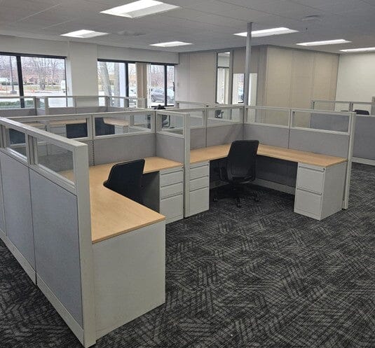 Used Global Evolve Cubicles Commercial Furniture Resource 