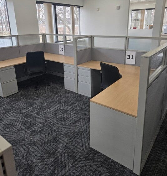 Used Global Evolve Cubicles Commercial Furniture Resource 