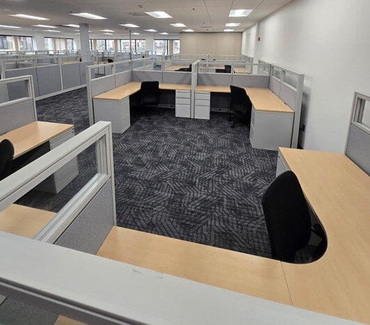 Used Global Evolve Cubicles Commercial Furniture Resource 