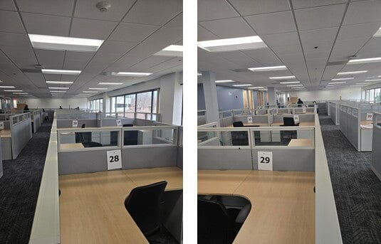 Used Global Evolve Cubicles Commercial Furniture Resource 