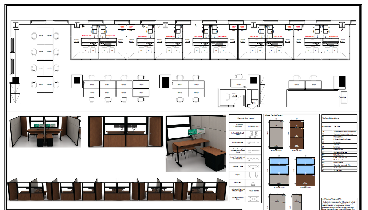 Used AllSteel Office Walls