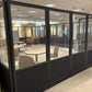 80" HIGH GLASS DIVIDERS Commercial Furniture Resource 