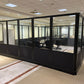 80" HIGH GLASS DIVIDERS Commercial Furniture Resource 